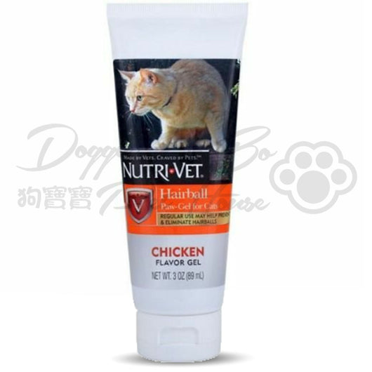 Nutri-Vet 雞肉味吐毛膏 3oz