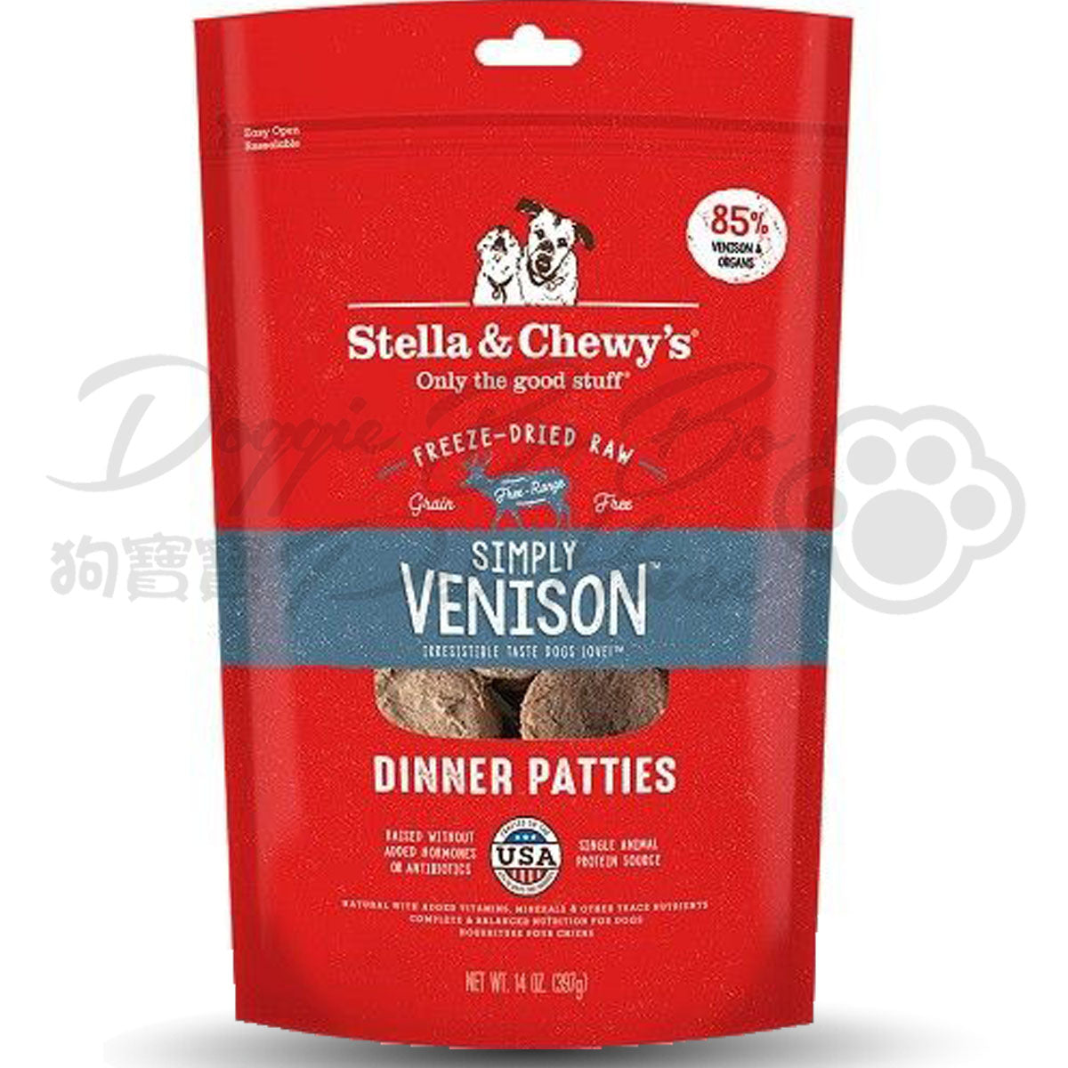 Stella & Chewy's 凍乾生肉(犬用) - 單一蛋白鹿肉配方