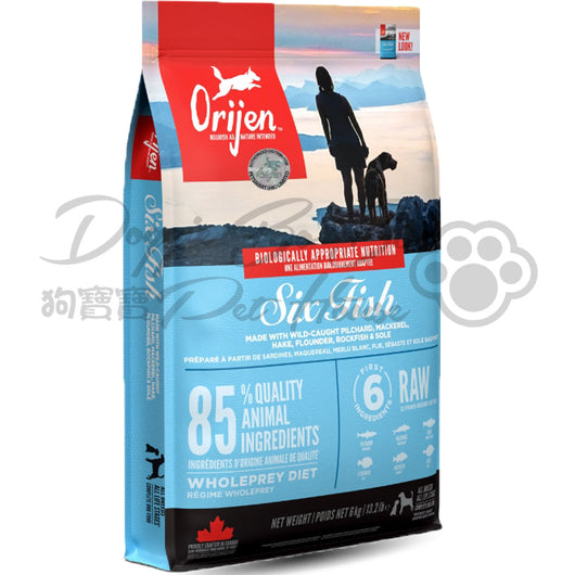 Orijen 無穀物六種魚 (成犬)