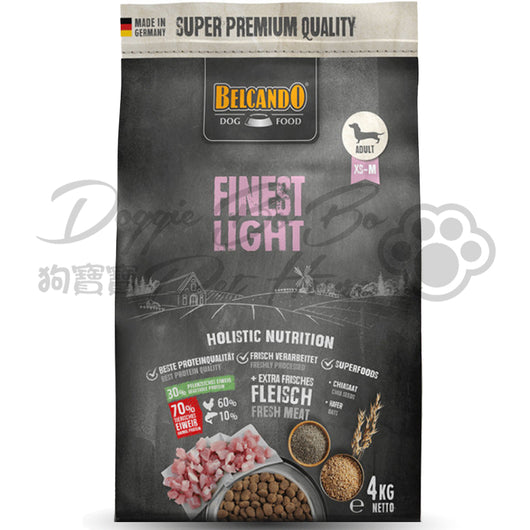 BELCANDO 德至尊天然控制體重小型犬糧 - 鴨肉