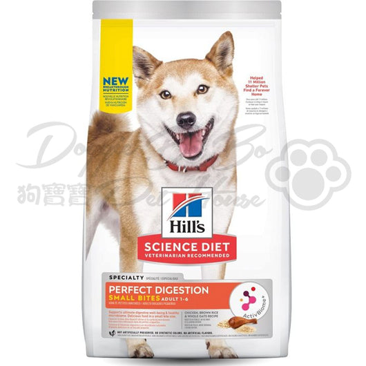 Hill's 成犬完美消化 雞肉、糙米及全燕麥 (細粒)