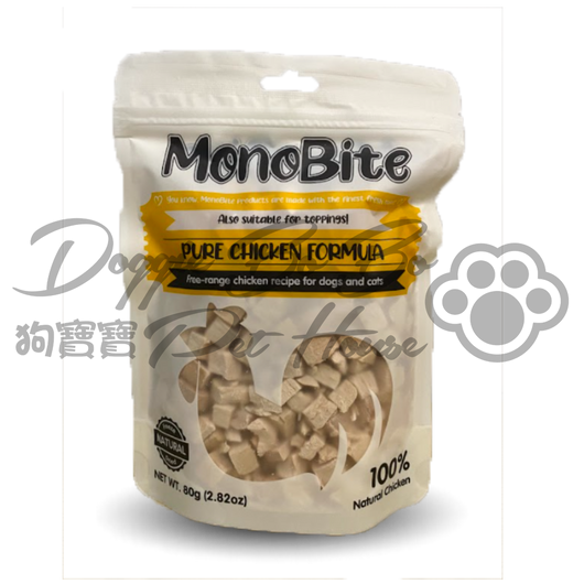 MonoBite 100%天然雞肉凍乾 80g