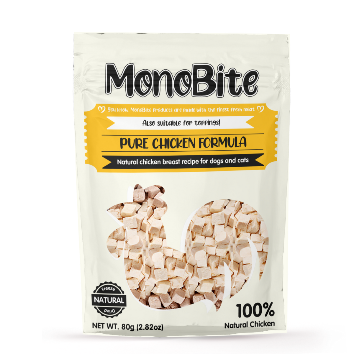 MonoBite 100%天然雞肉凍乾