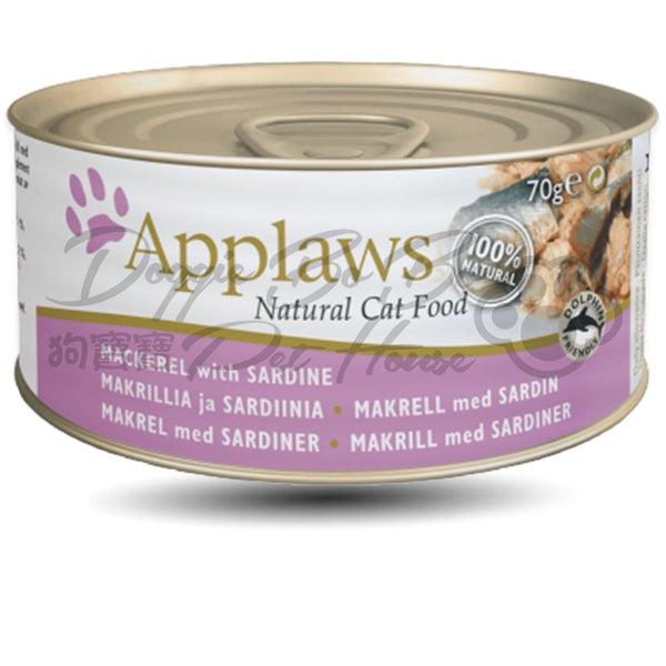 Applaws 鯖魚+沙甸魚 70g