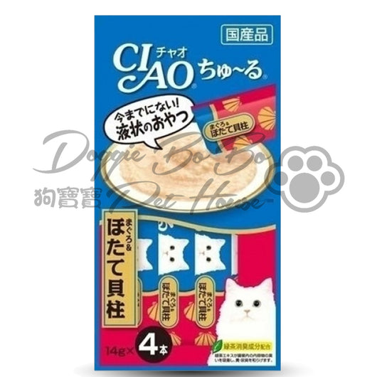 CIAO 支支醬-吞拿魚+帶子醬 14gx4(4SC-77)