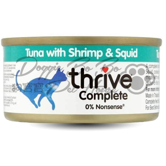 Thrive 100% 吞拿魚+海蝦+墨魚 75g