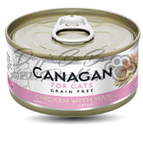 CANAGAN 無穀物貓罐頭 - 雞肉+火腿 75g