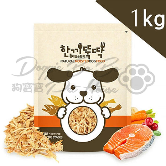 Petoria韓寵 Just-1-Meal Moist鮮三文魚黃鱈魚粒 1kg