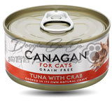 CANAGAN 無穀物貓罐頭 - 吞拿魚+蟹 75g