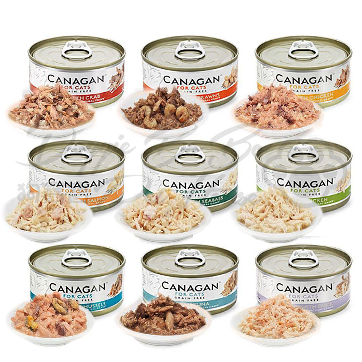 CANAGAN 自選混合味 - 無穀物貓罐頭 75g x 24