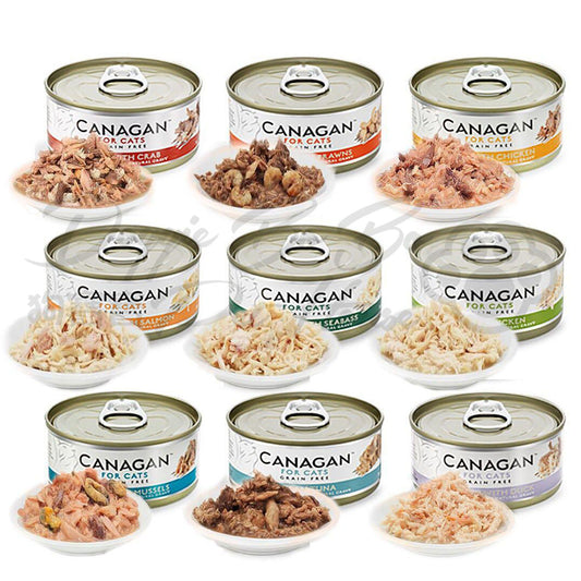 CANAGAN 自選混合味 - 無穀物貓罐頭 75g x 24