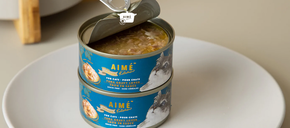 AIME Kitchen 無穀物主食貓罐 - 特濃魚汁熬鮮吞拿魚 75g