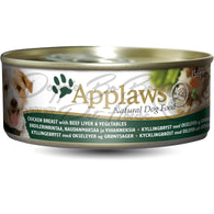 Applaws 雞胸肉+牛肝+菜 156g