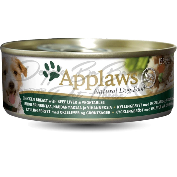 Applaws 雞胸肉+牛肝+菜 156g