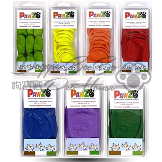 Pawz 天然橡膠腳套 (XS-XL) 12入
