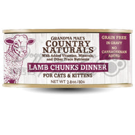 Country Naturals 草飼羊角切肉塊配方 80g