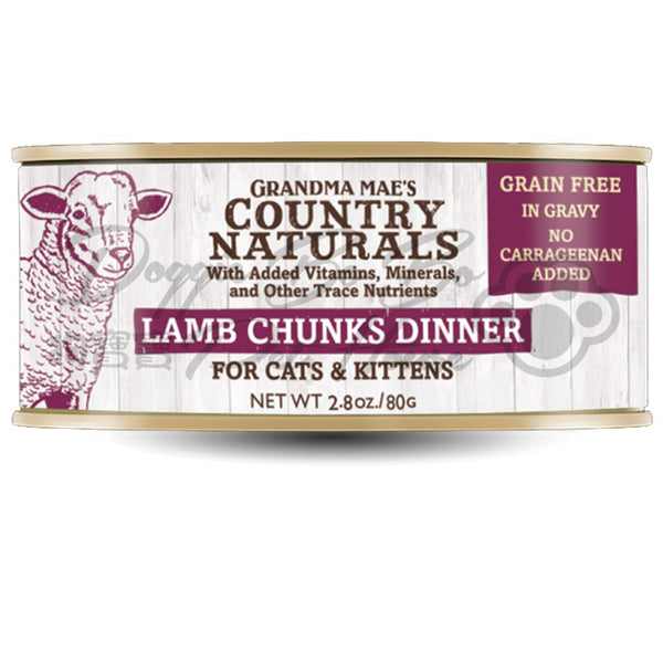 Country Naturals 草飼羊角切肉塊配方 80g