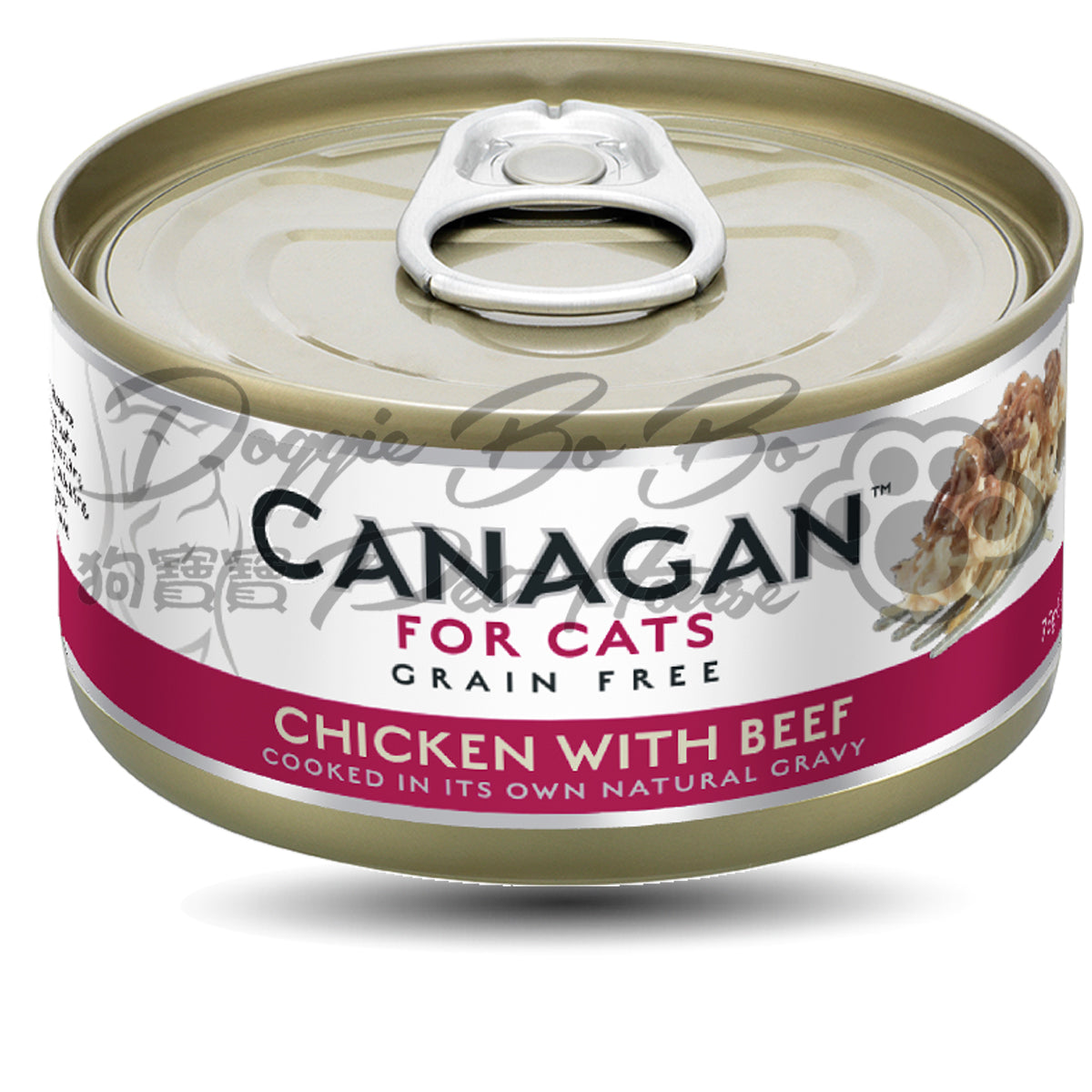 CANAGAN 無穀物貓罐頭 - 雞肉+牛肉 75g