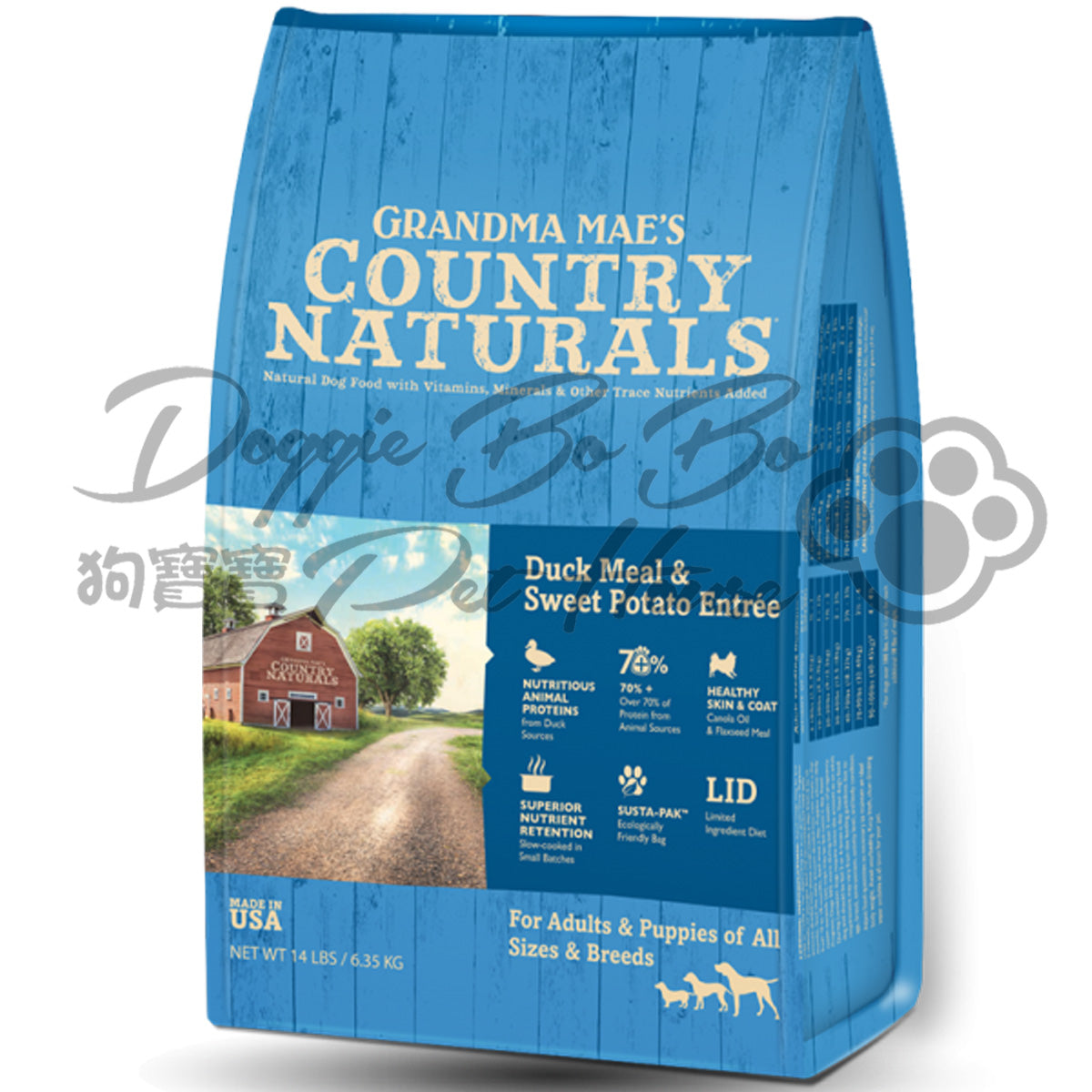 Country Naturals 鴨肉鯡魚全犬種配方