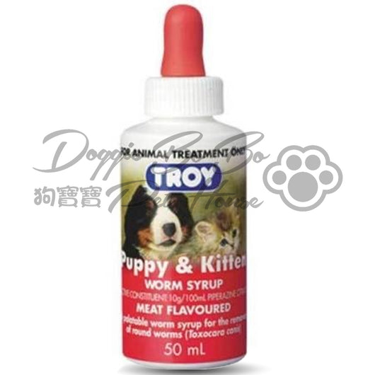 Troy 幼犬貓杜蟲糖漿 50ml