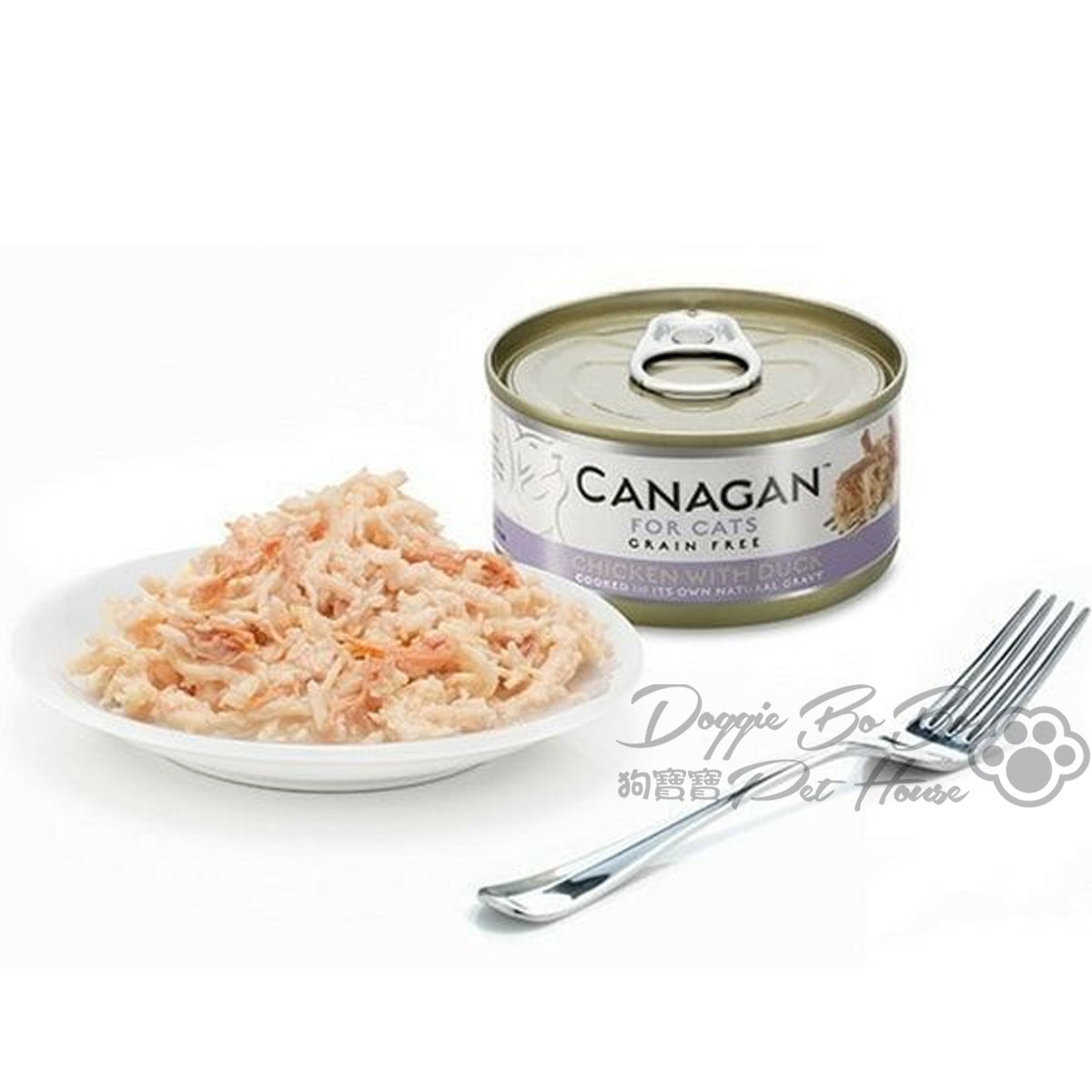 CANAGAN 無穀物貓罐頭 - 雞肉+鴨肉 75g