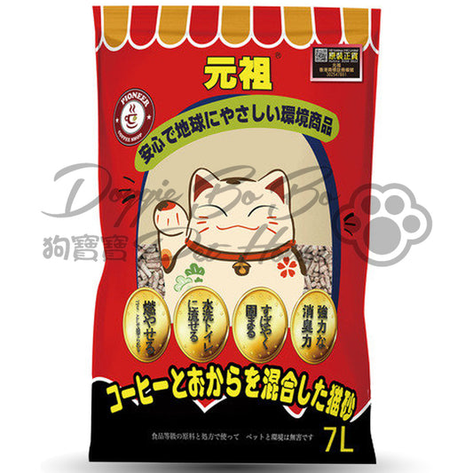 元祖咖啡消臭豆腐貓砂 7L