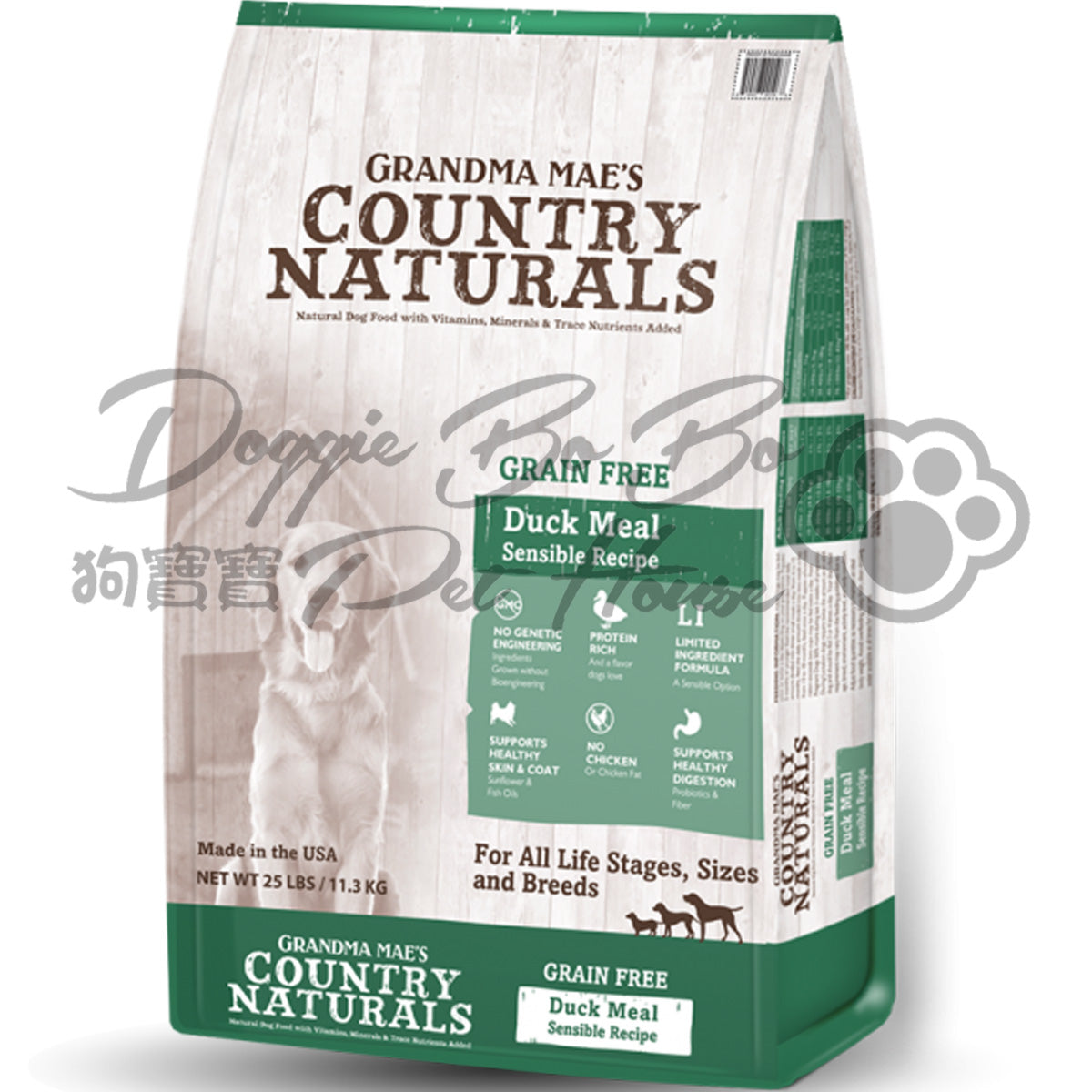 Country Naturals 無穀物鴨肉防敏全犬種精簡配方
