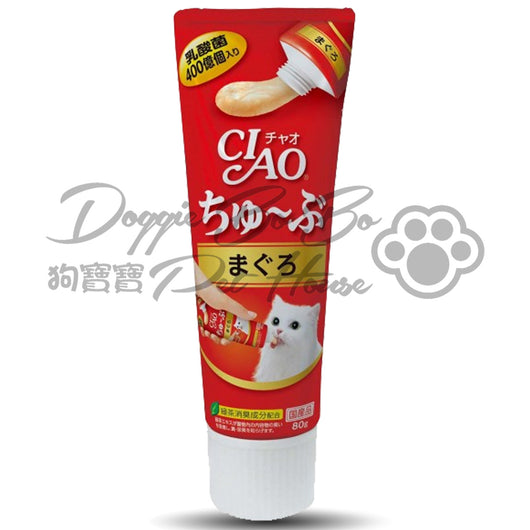 CIAO 牙膏支裝貓小食 80g -吞拿魚醬(CS-151)