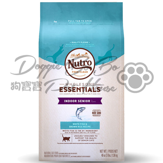 Nutro 白身魚糙米室內老貓配方