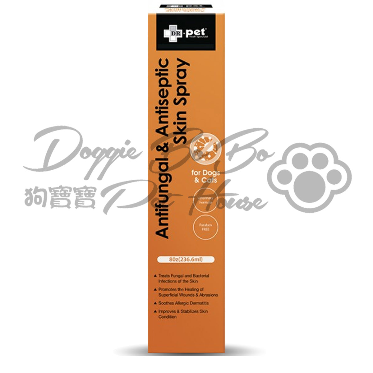 Dr.Pet 抗菌皮膚舒噴霧236.6ml