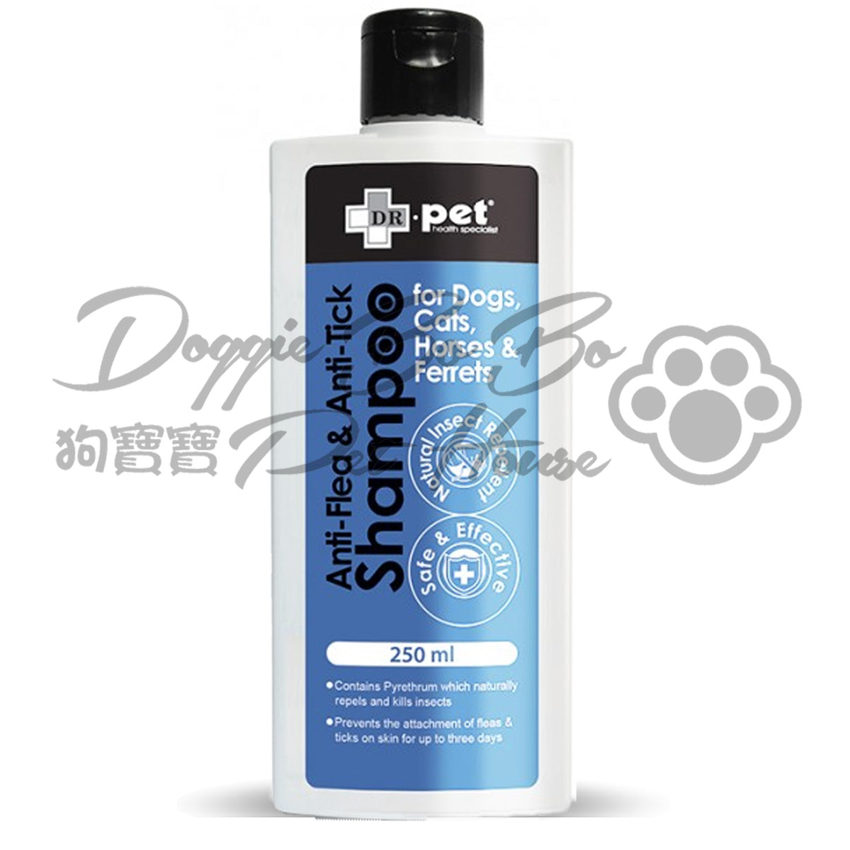 Dr.Pet 抗跳蚤牛啤潔毛液 250ml