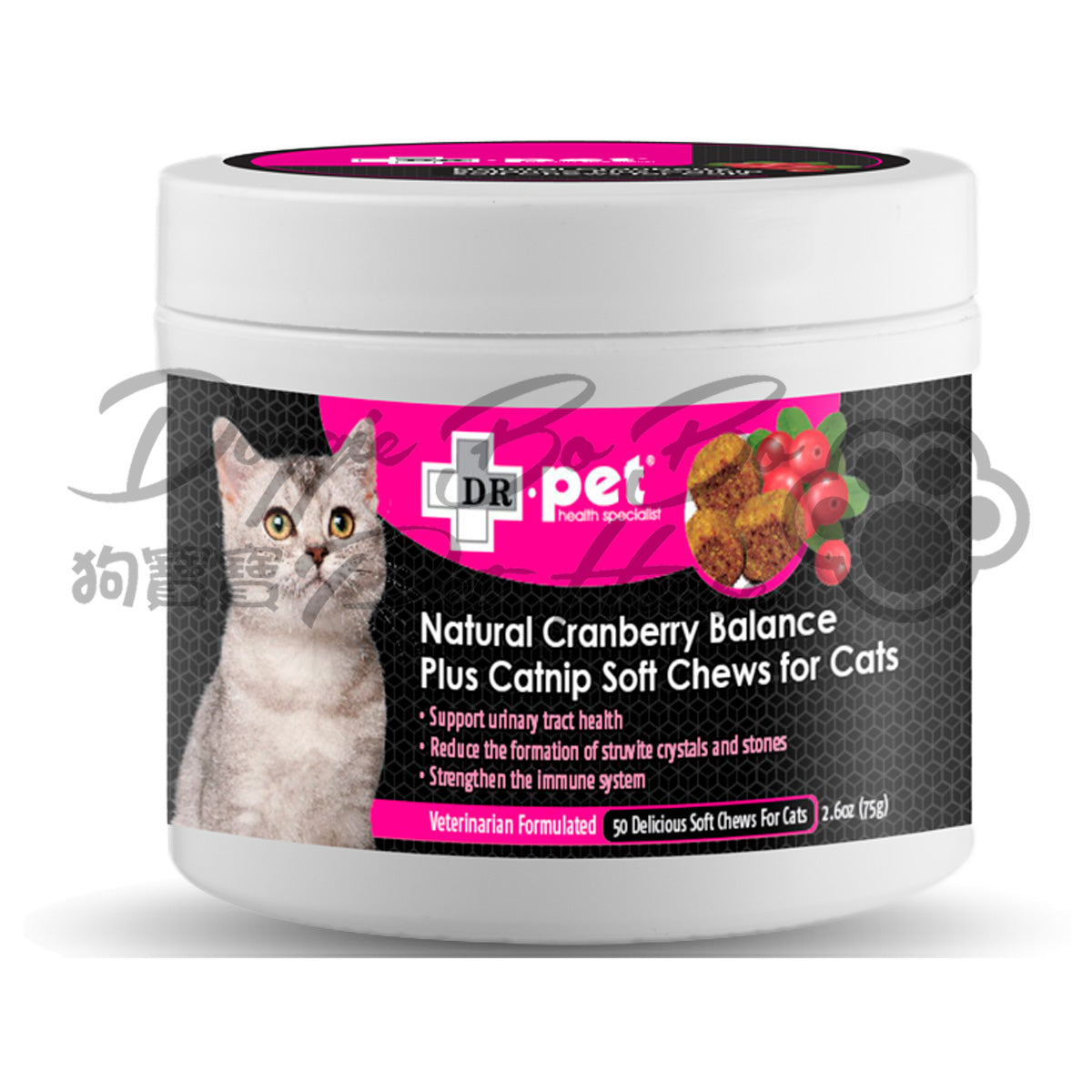 Dr.Pet 小紅莓肉粒 (保護尿道) 50粒