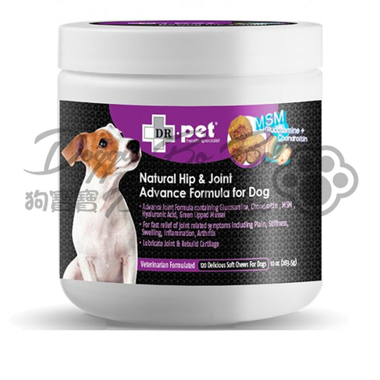 Dr.Pet 維骨素強化關節天然肉粒 120粒裝