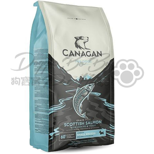 CANAGAN 天然無穀物狗乾糧 - 蘇格蘭三文魚配方 (小型犬用)