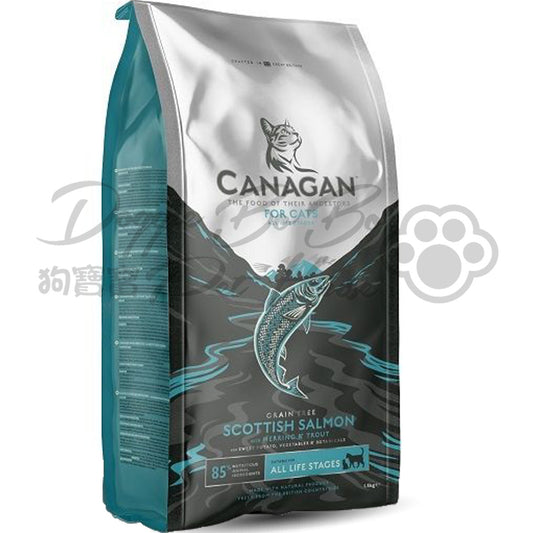 CANAGAN 天然無穀物貓乾糧 - 蘇格蘭三文魚配方