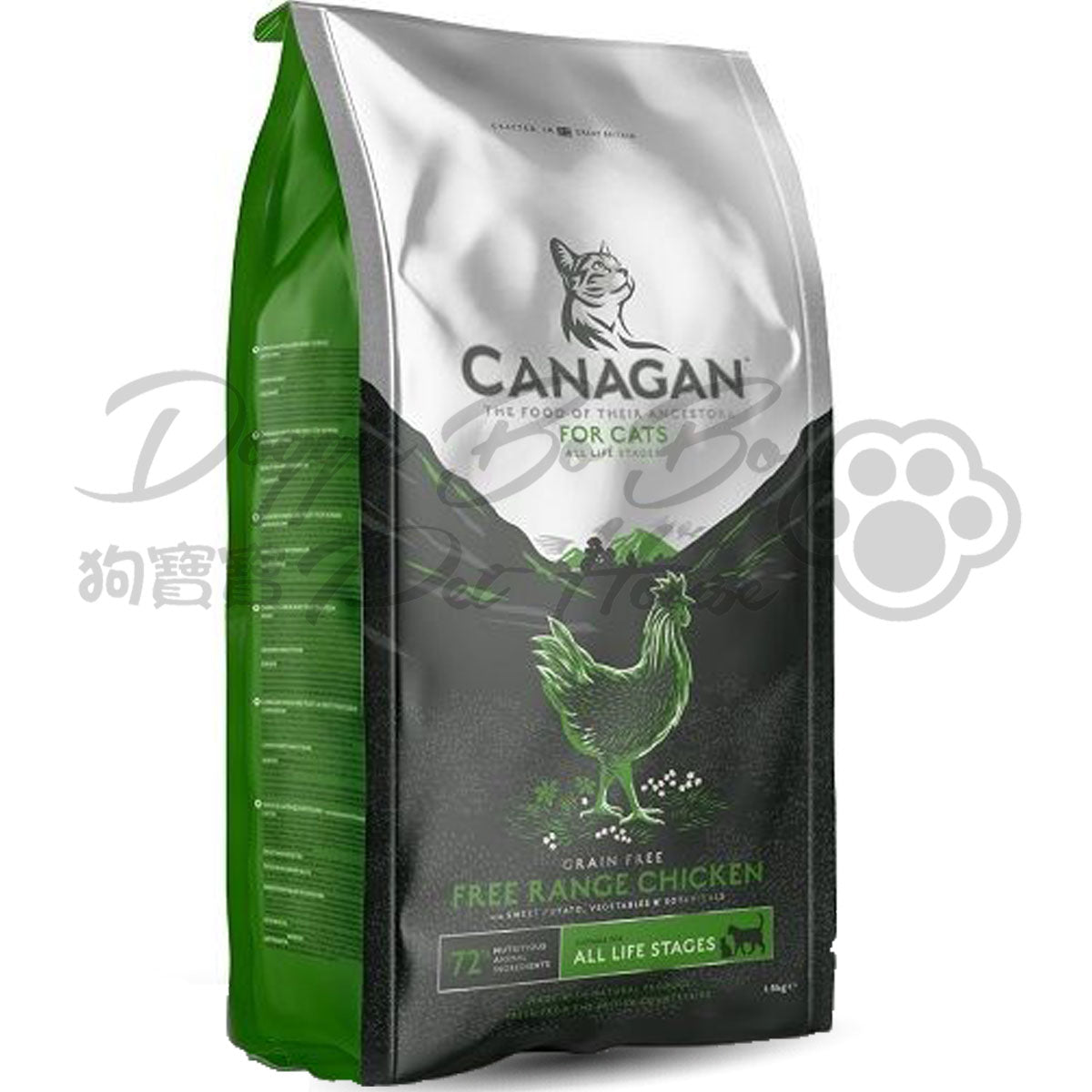 CANAGAN 天然無穀物貓乾糧 - 走地雞配方
