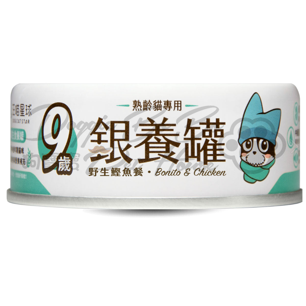 汪喵星球 老貓低磷無膠主食罐－野生鰹魚餐 80g