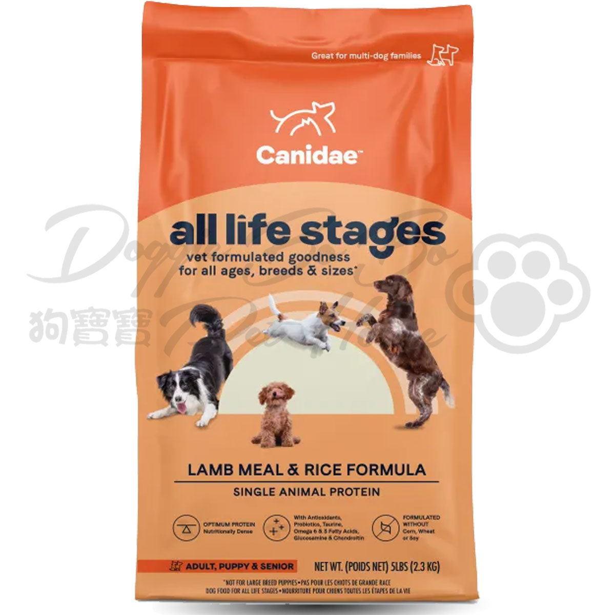 CANIDAE 全犬羊肉糙米配方