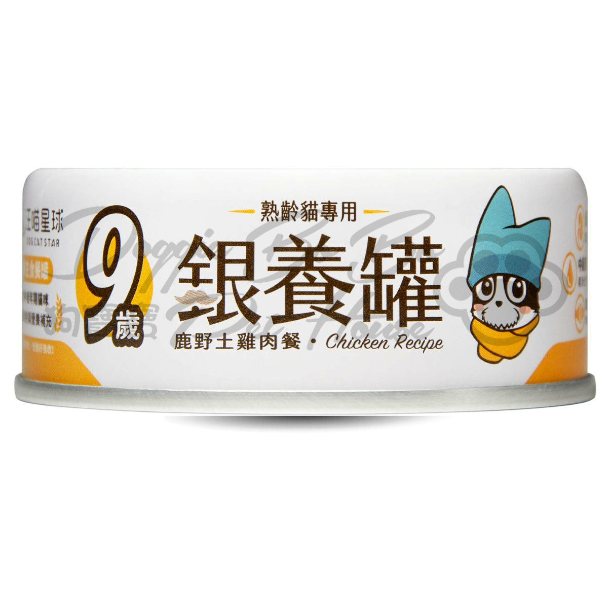 汪喵星球 老貓低磷無膠主食罐－鹿野土雞餐 80g