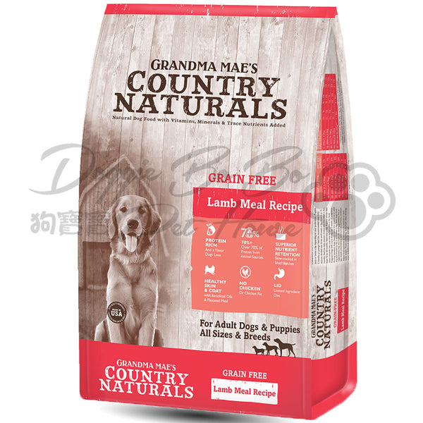 Country Naturals 無穀物羊肉防敏全犬種精簡配方