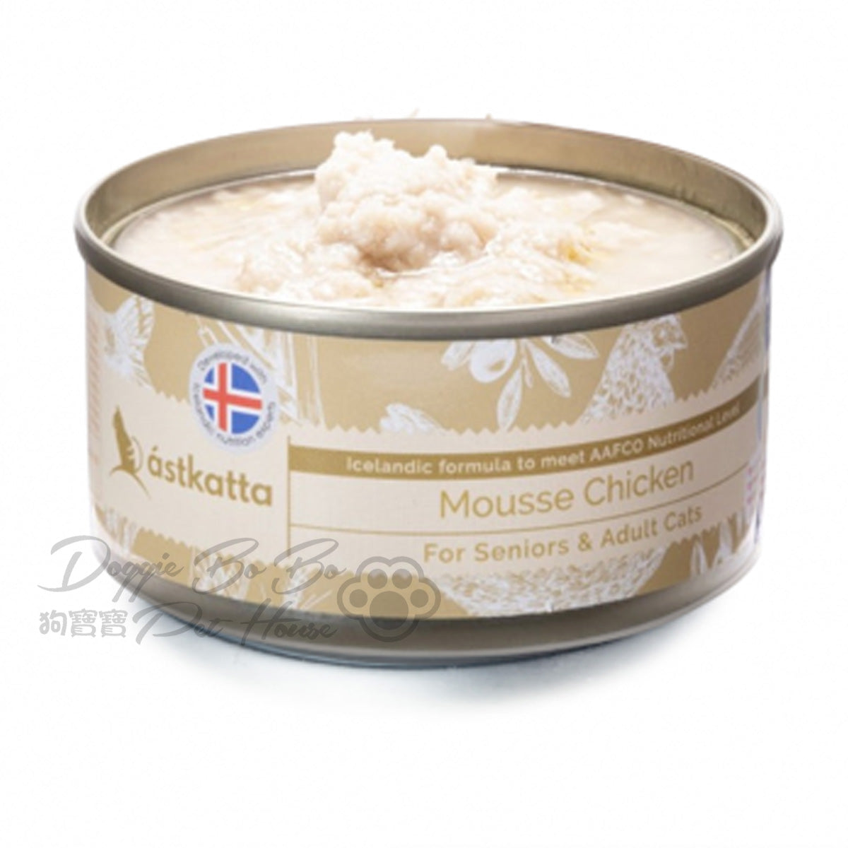 Astkatta - (無卡拉膠)全天然雞肉慕絲 80g (高齡貓配方)